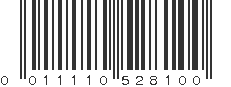 UPC 011110528100