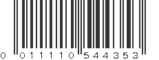 UPC 011110544353