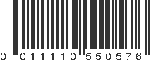 UPC 011110550576