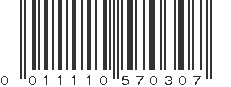 UPC 011110570307