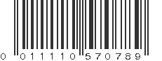 UPC 011110570789