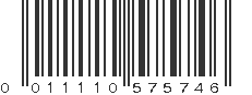 UPC 011110575746