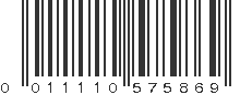 UPC 011110575869