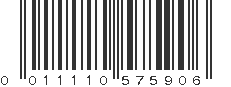 UPC 011110575906