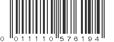 UPC 011110576194