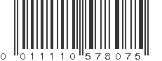 UPC 011110578075