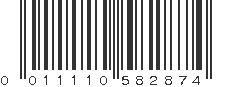 UPC 011110582874