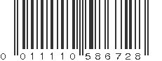 UPC 011110586728