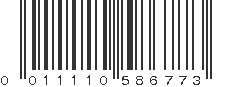 UPC 011110586773