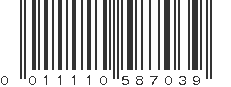 UPC 011110587039