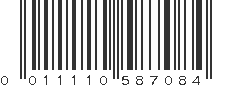 UPC 011110587084