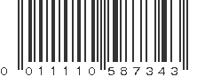 UPC 011110587343