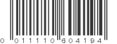 UPC 011110604194