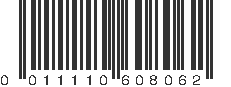 UPC 011110608062