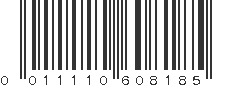 UPC 011110608185