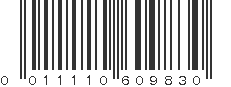 UPC 011110609830