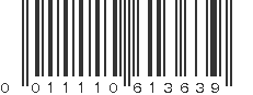 UPC 011110613639