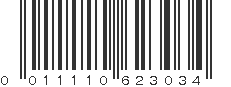 UPC 011110623034