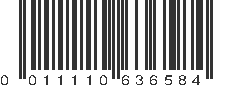 UPC 011110636584