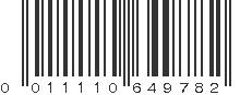 UPC 011110649782