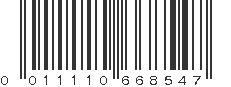 UPC 011110668547