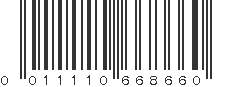 UPC 011110668660