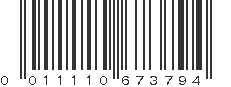 UPC 011110673794