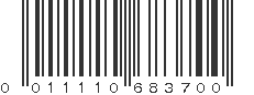 UPC 011110683700