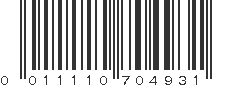 UPC 011110704931