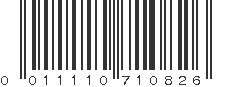 UPC 011110710826