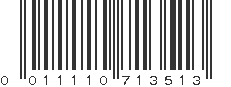 UPC 011110713513