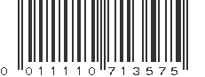 UPC 011110713575