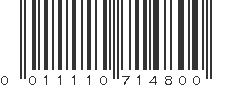 UPC 011110714800