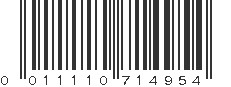 UPC 011110714954