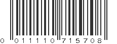 UPC 011110715708