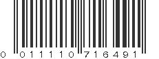 UPC 011110716491