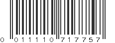 UPC 011110717757