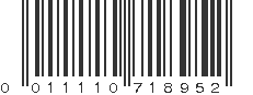 UPC 011110718952