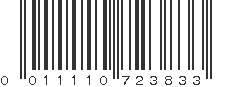 UPC 011110723833