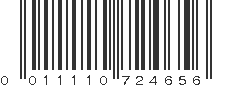 UPC 011110724656