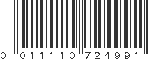 UPC 011110724991