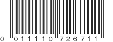 UPC 011110726711