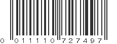 UPC 011110727497