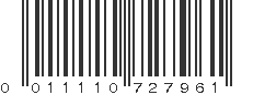 UPC 011110727961