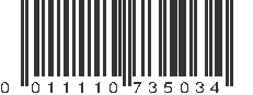 UPC 011110735034