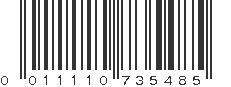 UPC 011110735485