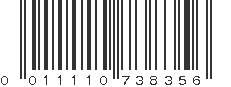 UPC 011110738356