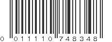 UPC 011110748348