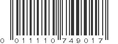 UPC 011110749017