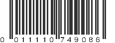 UPC 011110749086